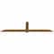Ekena Millwork Eugene Smooth Timber Gable Bracket, Western Red Cedar, 108"W x 27"H x 1 1/2"D x 5 1/2"F, 6/12 Pitch GBW108X27X0206EUG00SWR - alternate 3